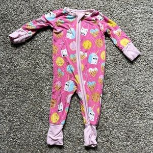 Milk & Cookies Little Sleepies Zippy